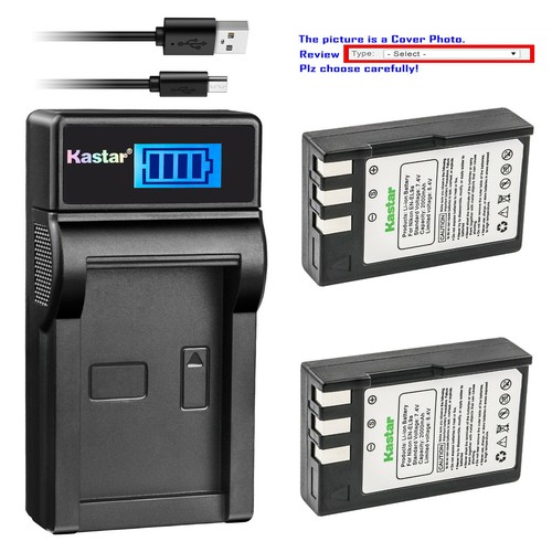 Kastar battery lcd - battery, charger