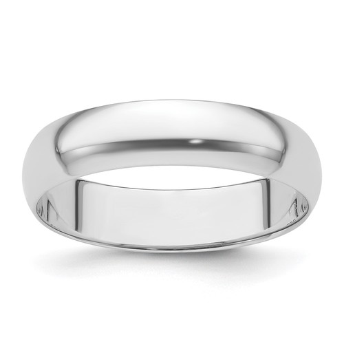 Platinum 5mm half - 5mm, round