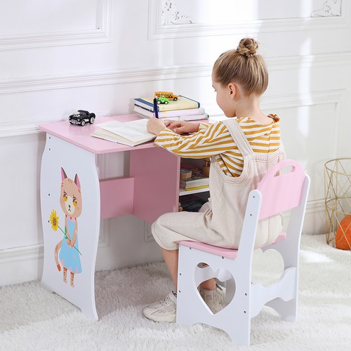 Wooden kids study - study, desk