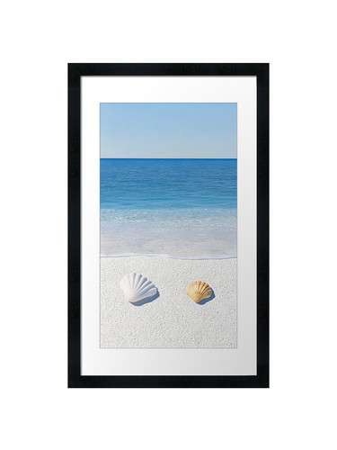 Ocean calm framed wall - ocean, art