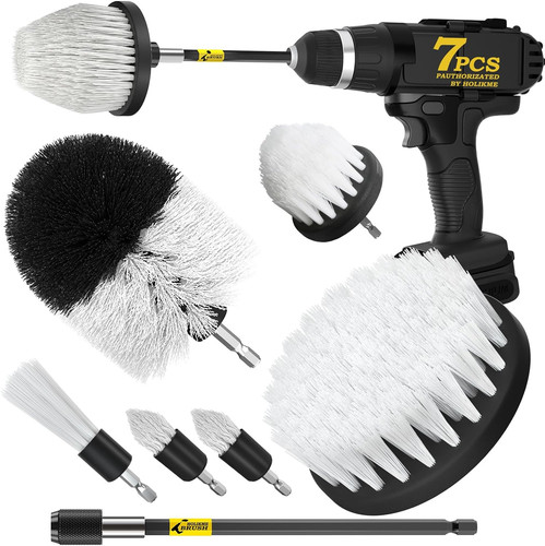 7pack drill brush attachment - drill,