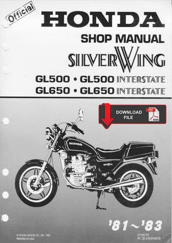 Honda gl500 gl650 repair - gl500,