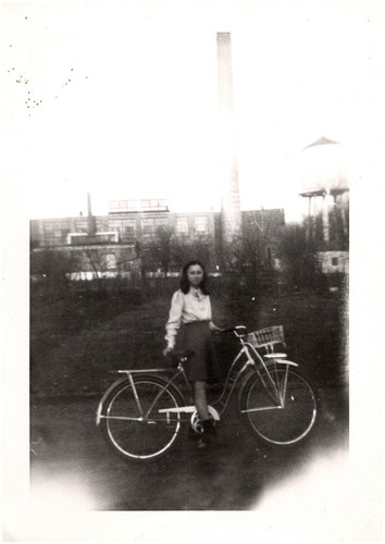Teen girl bicycle at - teen,