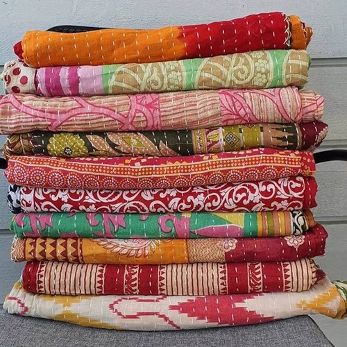 Tribal kantha quilts vintage - quilts,