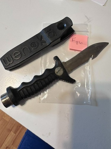 Wenoka dive knife with - with, black