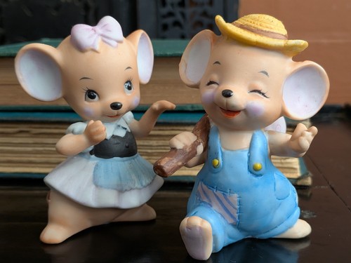 Pair vtg george good mouse - pair,