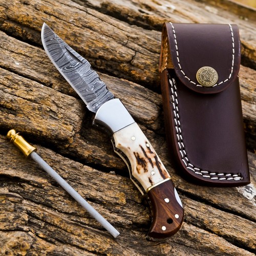Custom half stag wood handel - custom, +