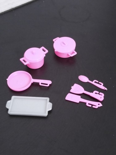 Barbie size kitchen supplies - kitchen,