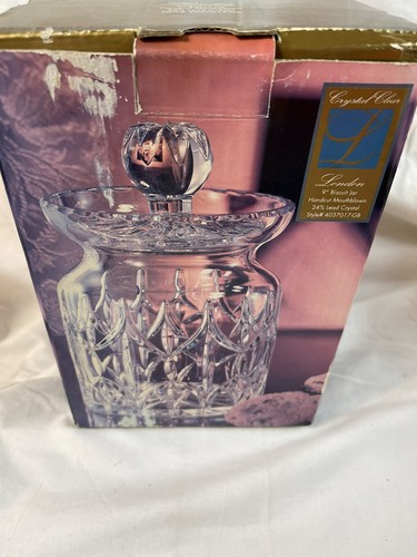 London crystal jar - london,