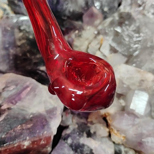 Half blood red colored - half,