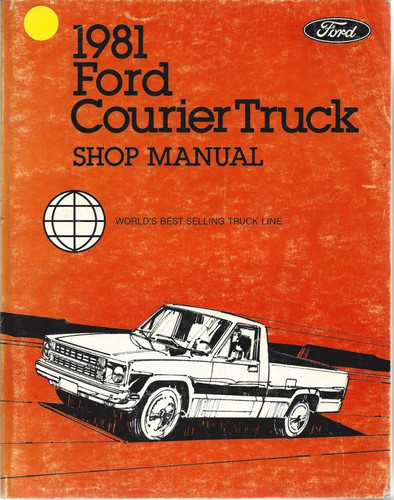 1981 ford courier truck shop - courier,