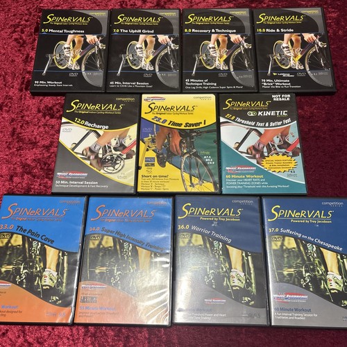 Lot spinervals dvds - lot,