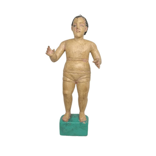 Antique santos figure doll - figure,