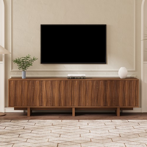 Wavy door design stand for - design, tv