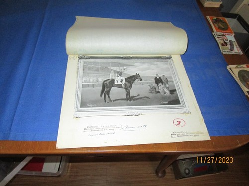 Rare 1961 horse racing proof - rare,