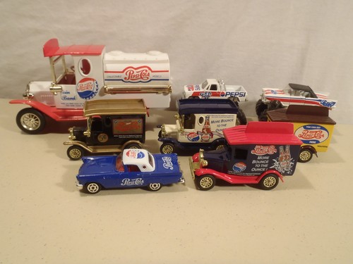 Pepsi cola truck car lot - truck,