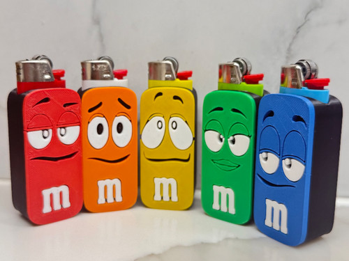 Bic printed lighter - bic, m&m