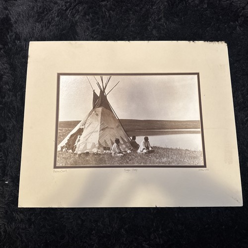 Edward curtis piegan camp - edward, s