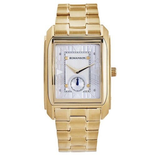 Romanson men metal watch - men's,
