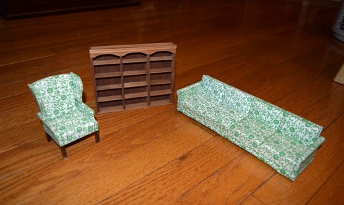 Vtg library bookcase cabinet - vtg,