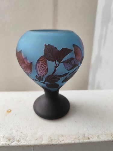 Daum nancy taste bluish glass - daum,