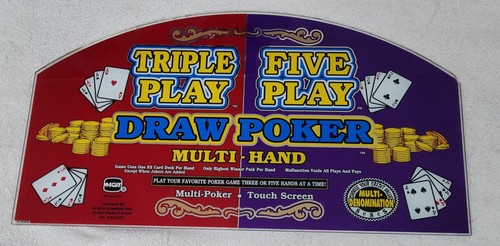 Igt triple five play - five, draw