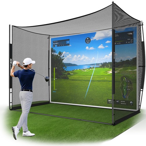 10x8x6ft golf simulator cage - simulator,