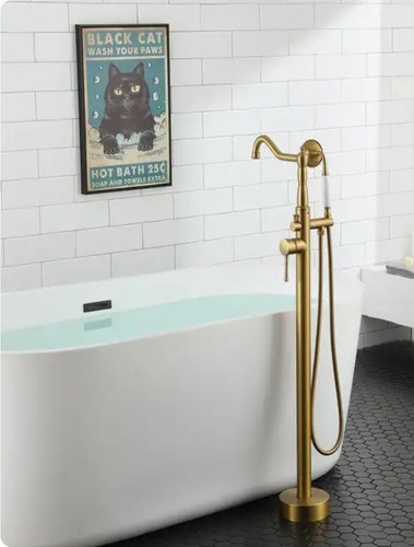 Handle floor mount - floor,