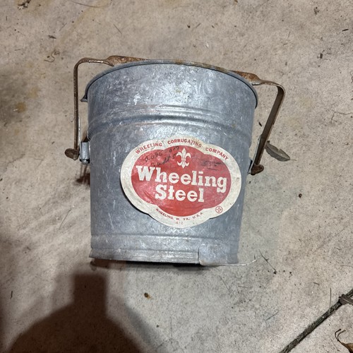 Vintage galvanized metal - metal, steel