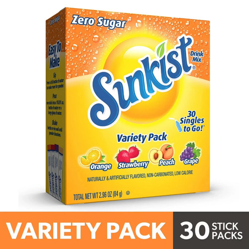 Sunkist sugar free variety - sunkist,