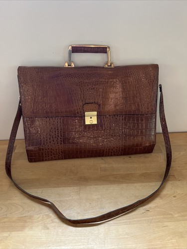 Vintage attache briefcase - attache,