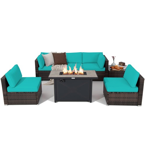 Patiojoy 7pcs patio rattan - patiojoy,