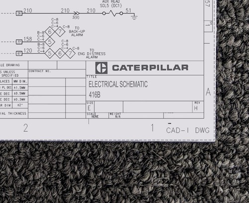 Caterpillar backhoe loader - backhoe,