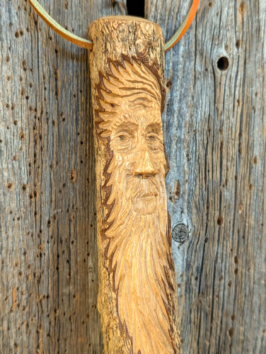 Vtg folk art hand - vtg, carved