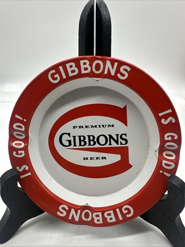 Gibbons beer advertising metal - gibbons,