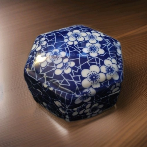 Asian porcelain blue - &, white