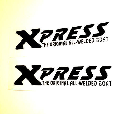 Xpress boat decals stickers - xpress,