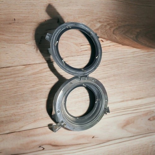 Nautical silver porthole - 12",