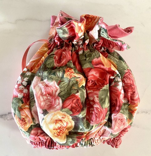 Floral tea cozy - floral, pink