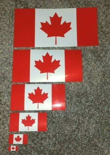 Canadian flag sticker - canadian,
