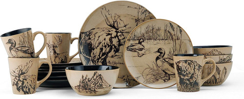 Wildlife dinnerware set dishes - wildlife,