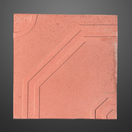 Rhyme square red concrete - red,
