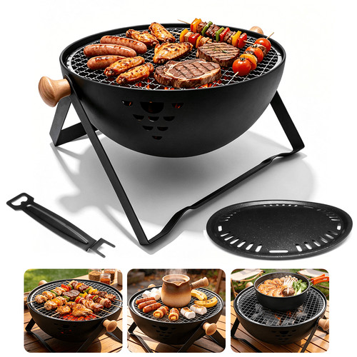 Portable barbecue grill - 12",