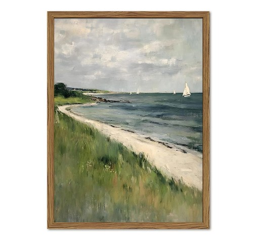 Vintage coastal sailboat - vintage,
