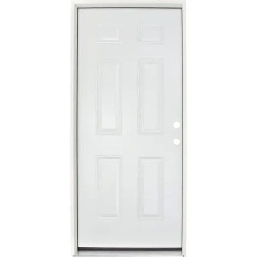 6 panel steel prehung - 6-panel,