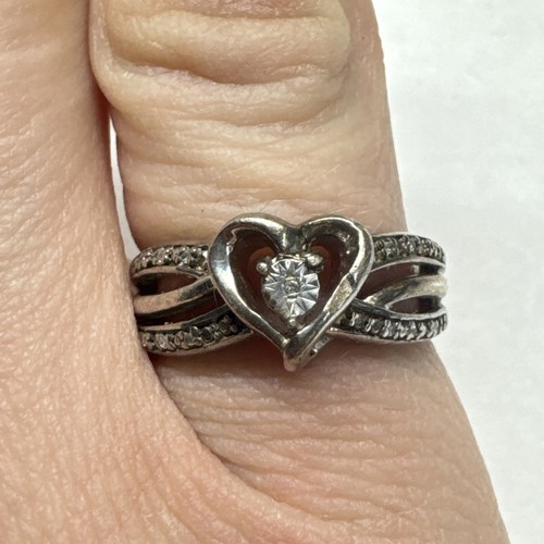 Sterling silver heart promise - silver,