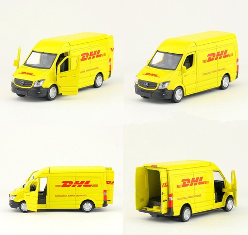 Dhl delivery truck van vehicle - van,