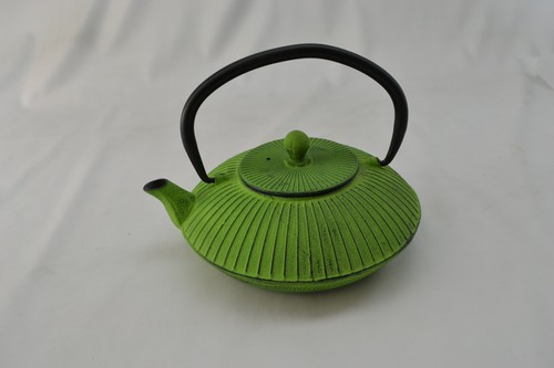 Cast iron teapot - teapot,, enamelized