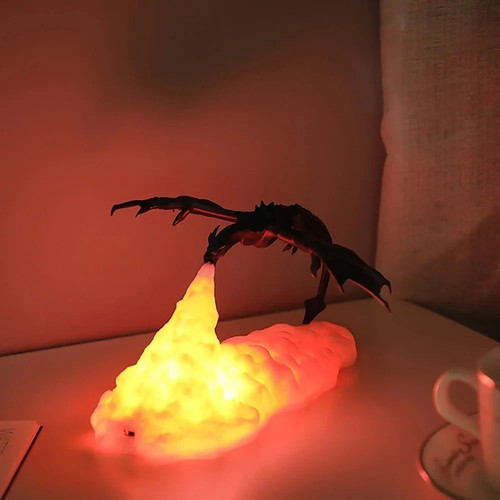 Dragon fire lamp led - lamp,