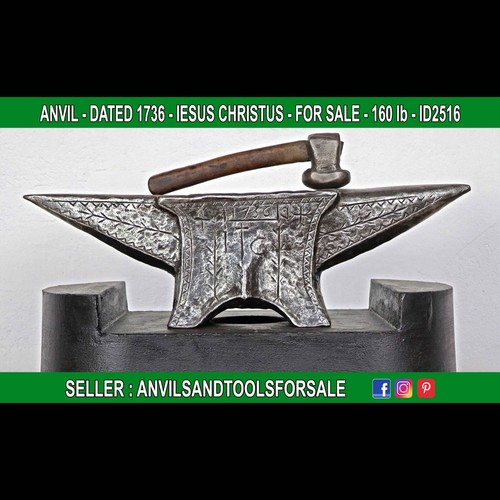 Anvil dated 1736 - anvil,
